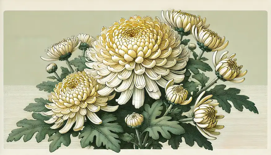 understanding Bifenthin: Illustration of chrysanthemum flower