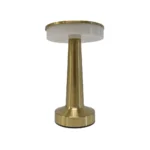 Sleek Alfrescolite Golden Rechargeable LED Lamp with a modern design, perfect for ambient lighting.