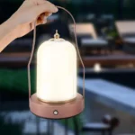 Alfrescolite Vintage Rechargeable Lantern – LED camping lantern with retro design and USB charging