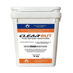 Clear Out Plus IGR Insecticide Dust 8kg - Pest Control with Insect Growth Regulator