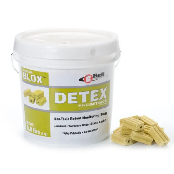 Detex Blox Non-Toxic Rodent Monitoring Bait - Track Rodent Activity Safely