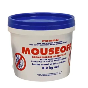 MOUSEOFF Bromadiolone Rodent Bait Block 8kg for Effective Pest Control