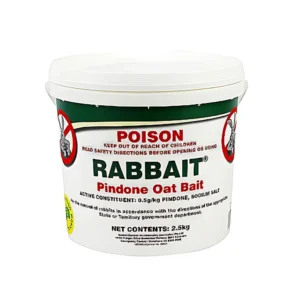 Rabbait Pindone Oats Bait 2.5kg – Effective Pindone Rabbit Bait for Safe Rabbit Control