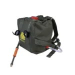 Fire Fighting Knapsack 15L capacity in dark green with polyethylene hose