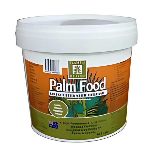 Plant of Health Palm Food 8kg bag for palm nutrition.